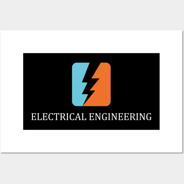 electrical engineering, engineer, text, and logo Wall Art by PrisDesign99